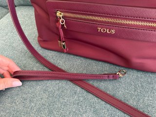Bolso Bandolera Tous Brunock Chain Burdeos