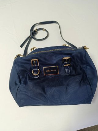 Bolso Bimba y Lola Azul Marino y Dorado