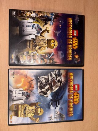 Lote 2 DVD LEGO Star Wars: Historias de Droides