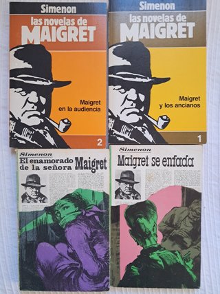 4 libros de Maigret (Geroges Simenon)