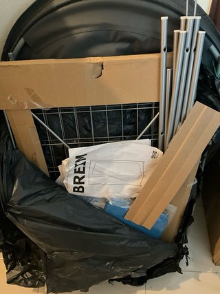 Armario Tela IKEA BREIM Azul