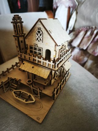 Maqueta Casa Puerto Madera