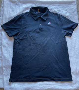 Polo K-Way blu uomo
