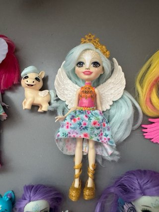 Set de Muñecas animal girls con mascotas y furgo