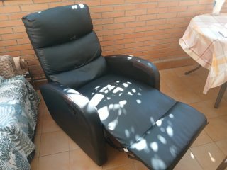 Sillón Relax Manual Negro