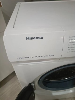 Lavadora Hisense 8.5kg Pure steam