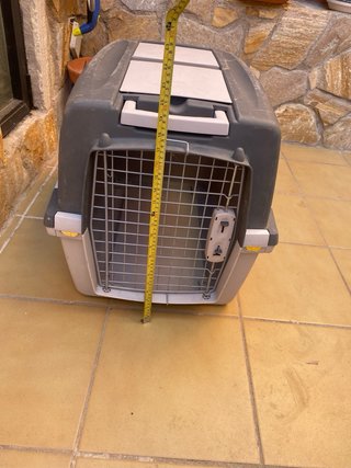 Transportín Perros Mediano Beige/Gris