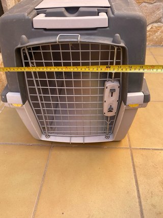 Transportín Perros Mediano Beige/Gris