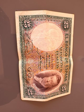 Billetes antiguos Pesetas Banco de España