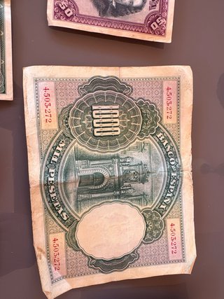 Billetes antiguos Pesetas Banco de España