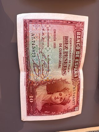 Billetes antiguos Pesetas Banco de España