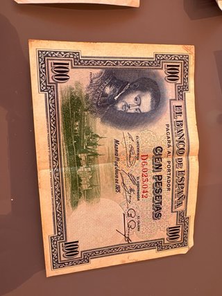 Billetes antiguos Pesetas Banco de España