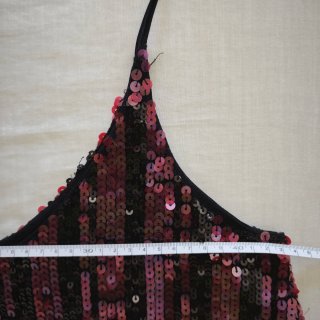 Top de Lentejuelas Bershka Talla S