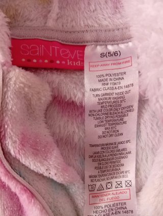 Pijama Unicornio Talla 5-6
