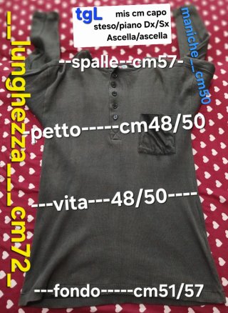 Maglia Ballon Serafino Vintage L