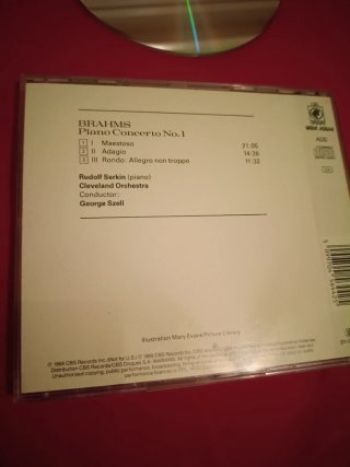 Brahms: Piano Concerto No. 1 CD