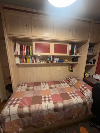 Mueble de Dormitorio con Estanterías y Armarios