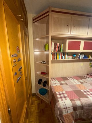 Mueble de Dormitorio con Estanterías y Armarios