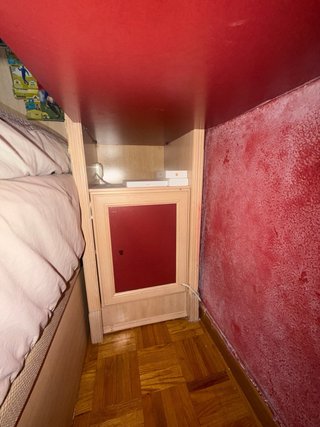 Mueble de Dormitorio con Estanterías y Armarios