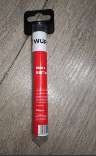 10 Brocas Multimaterial Würth 6mm