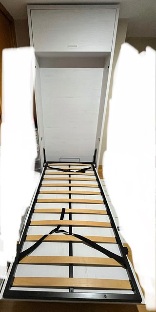 Cama abatible Muebles Ros con altillo