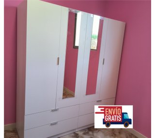 Armario blanco con envio