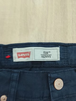 Pantalones cortos Levi's 510 Skinny Azul Talla M