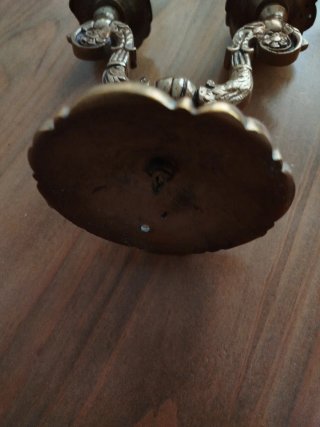 Candelabro de Bronce Antiguo
