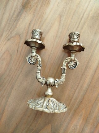 Candelabro de Bronce Antiguo
