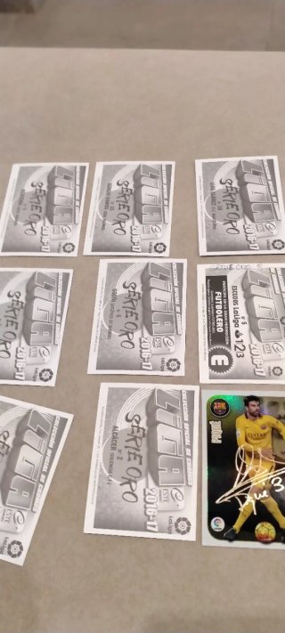 Lote cromos Liga Este 16-17 Serie Oro