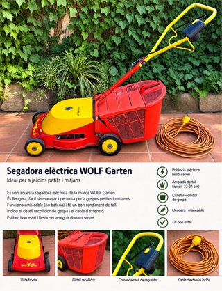 Cortacésped Eléctrico WOLF Garten