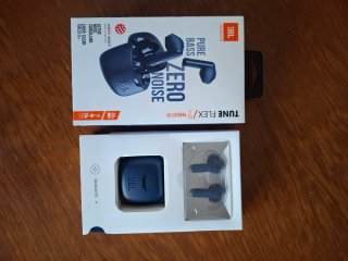 Auriculares JBL Tune Flex Negro/Azul Marino