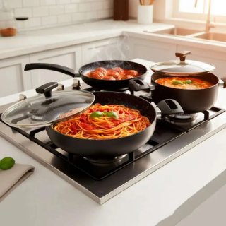 Klack Batería Cocina 5 Piezas Aluminio