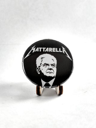 Spilla Metal Mattarella
