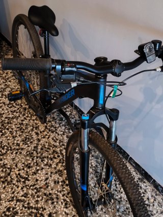 Bicicleta de Montaña Rock Rider Negra y Azul