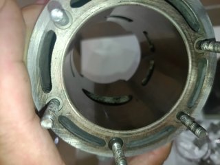 Cilindro 2.5 Sherco ,fresado para pistón D 72,78