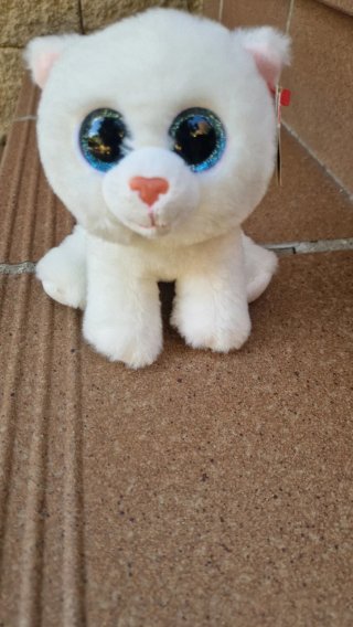 Peluche Gato Blanco Ty Beanie Boos