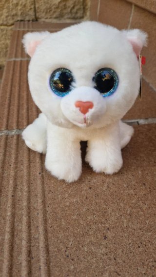 Peluche Gato Blanco Ty Beanie Boos