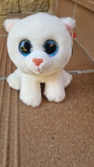 Peluche Gato Blanco Ty Beanie Boos