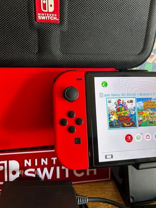 Nintendo Switch OLED MARIO Roja perfecta !!