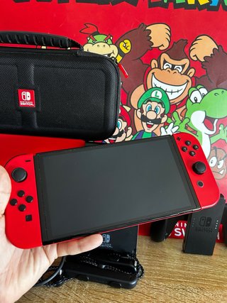 Nintendo Switch OLED MARIO Roja perfecta !!