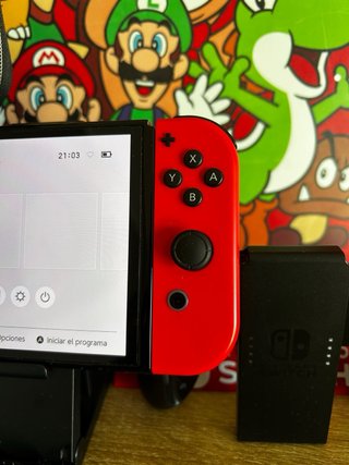 Nintendo Switch OLED MARIO Roja perfecta !!