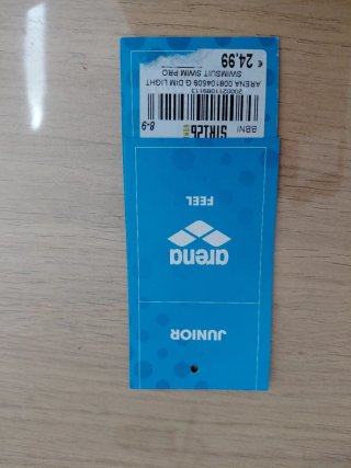 Bañador Arena deportivo talla 8-9