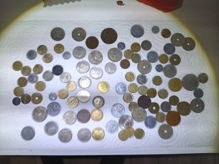 Lote de monedas antiguas