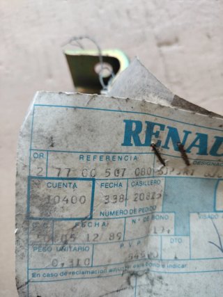 Soporte Parachoques Delantero Derecho Renault 12