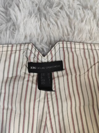 Pantalón Gris de Tiro Alto