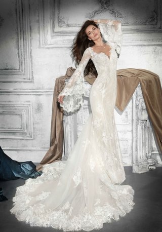 Vestido de Novia Blanco Encaje Sirena