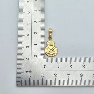 Colgante de Oro 18K, Real Madrid, 0,48gr, 2cm
