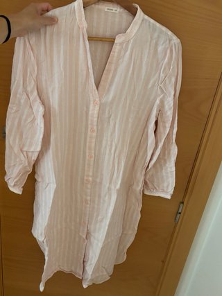 Camisón de Lactancia a Rayas