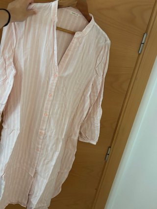 Camisón de Lactancia a Rayas